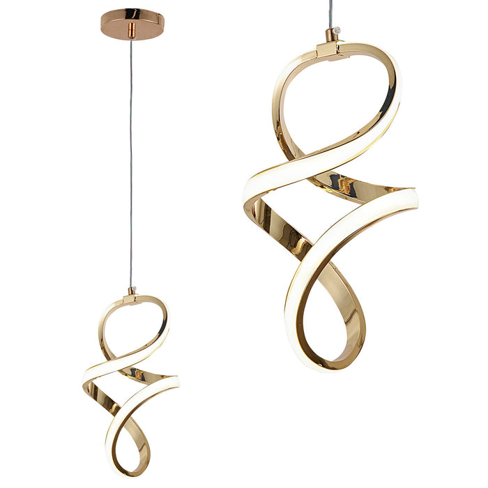 Lampada A Sospensione Led G074-1cp Gold