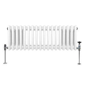 Termosifone Radiatore a 3 colonne per riscaldamento centralizzato Bianco 30 x 83cm