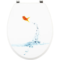 Sanwood by nicol 6096337 oro pesce sedile wc, anima in legno m