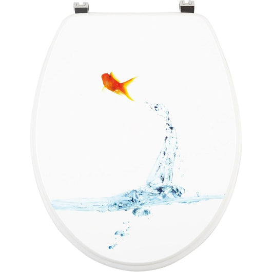 Sanwood by nicol 6096337 oro pesce sedile wc, anima in legno m