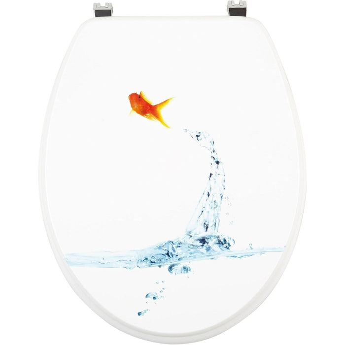 Sanwood by nicol 6096337 oro pesce sedile wc, anima in legno m