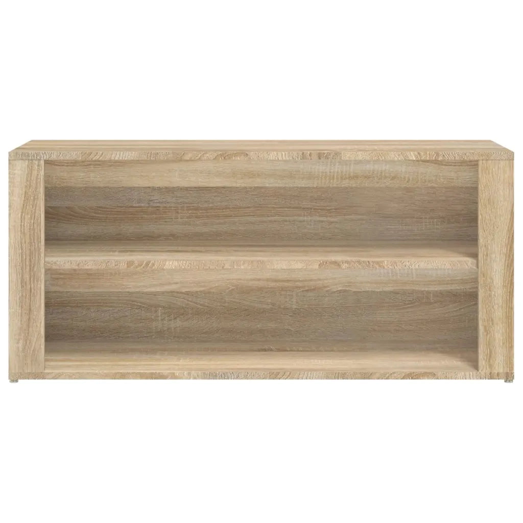 Scarpiera-Scaffale per scarpe Rovere Sonoma 100x35x45 cm in Legno Multistrato 543270