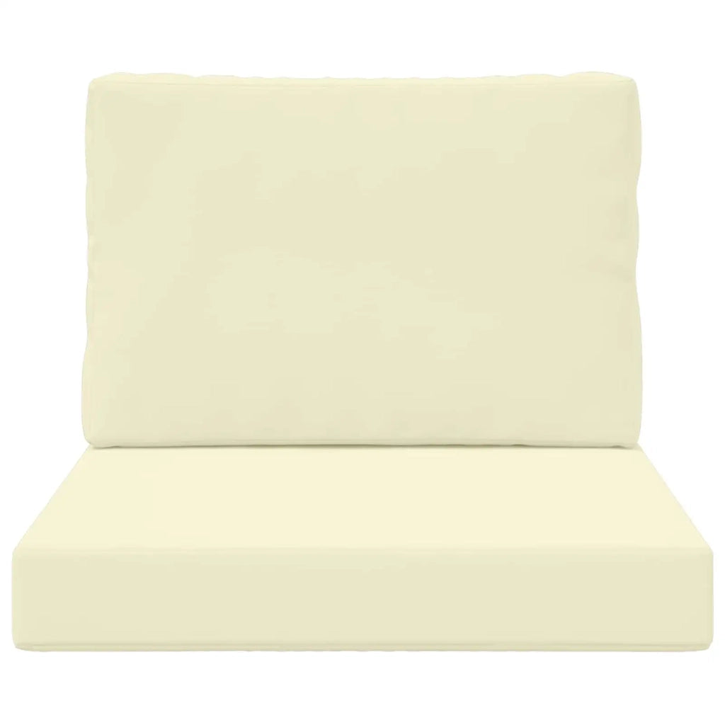 Cuscino per divano da esterno 2 pcs Crema Poliestere 900712