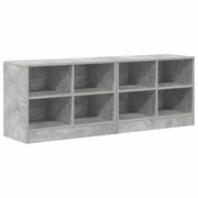 Armadietto per letto 2 pz Grigio Cemento 66 x 33 x 48 cm CFW4840763