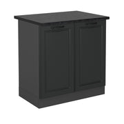 Vicco Mobile lavello cucina Antracite casa di campagna 80 cm , PL Antracite