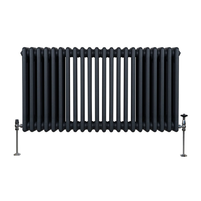 Termosifone Radiatore a 3 colonne per riscaldamento centralizzato Grigio Antracite 60 x 101cm