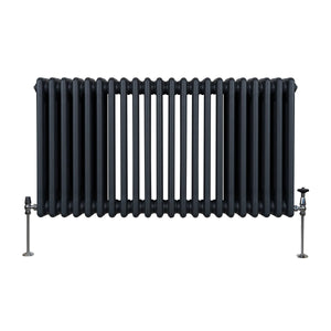 Termosifone Radiatore a 3 colonne per riscaldamento centralizzato Grigio Antracite 60 x 101cm