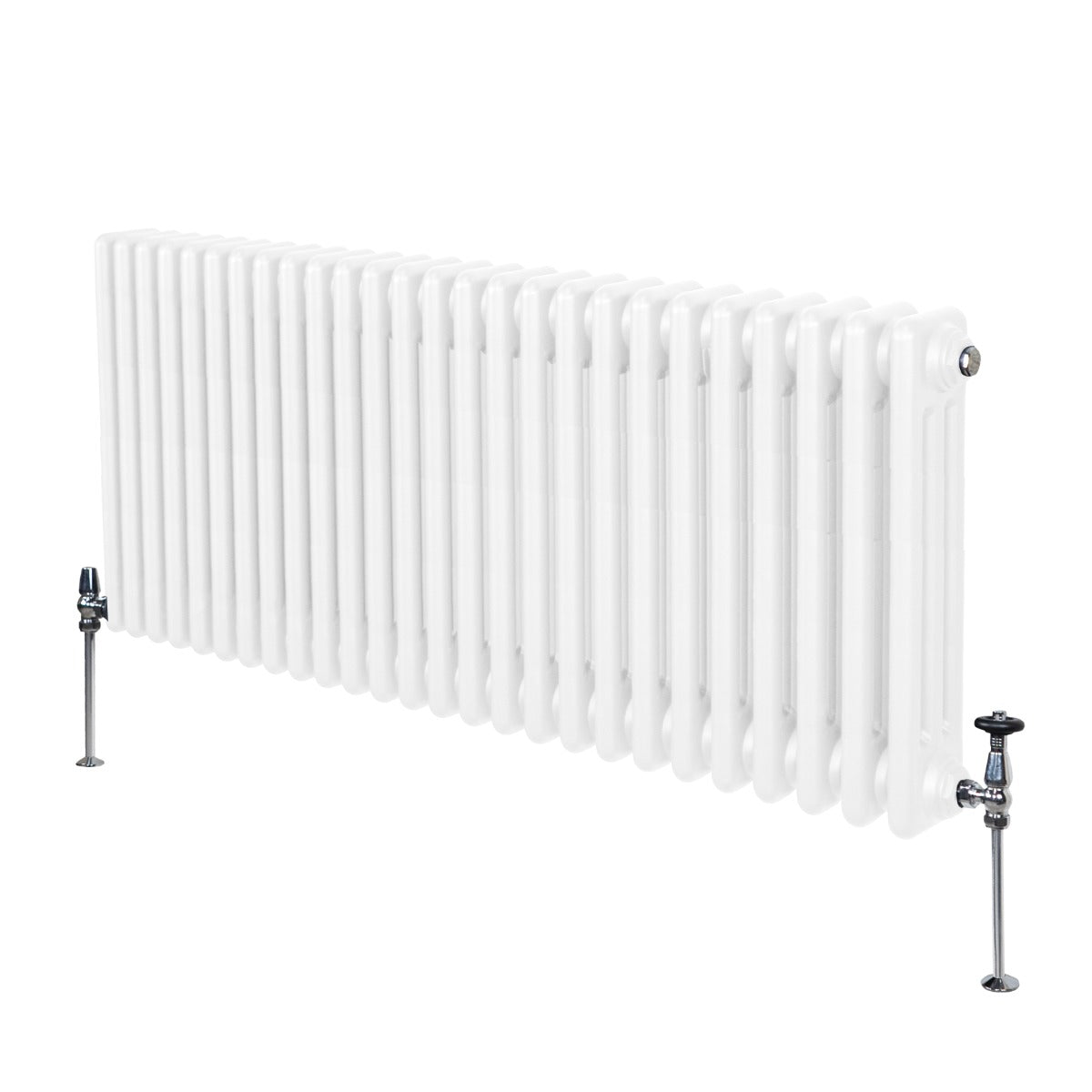 Termosifone Radiatore a 3 colonne per riscaldamento centralizzato Bianco 60 x 119cm