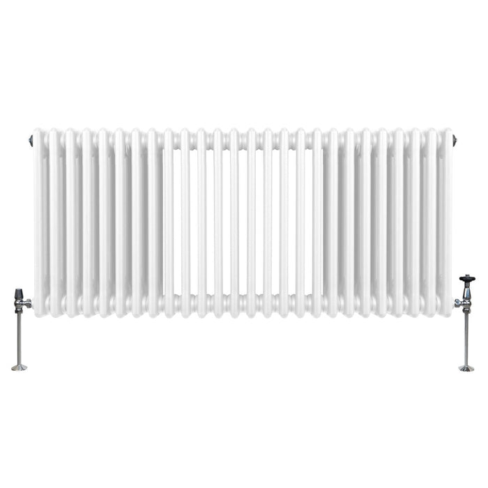 Termosifone Radiatore a 3 colonne per riscaldamento centralizzato Bianco 60 x 119cm