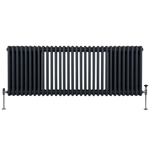 Termosifone Radiatore a 3 colonne per riscaldamento centralizzato Grigio Antracite 60 x 146cm