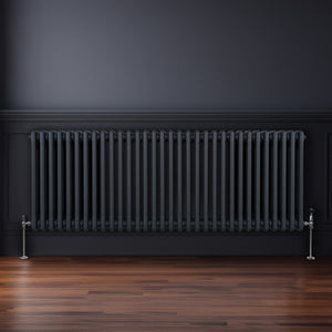Termosifone Radiatore a 3 colonne per riscaldamento centralizzato Grigio Antracite 60 x 146cm
