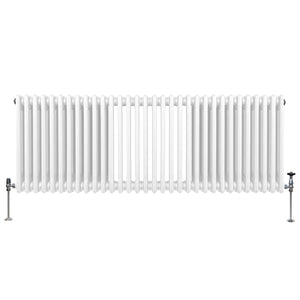 Termosifone Radiatore a 3 colonne per riscaldamento centralizzato Bianco 60 x 146cm