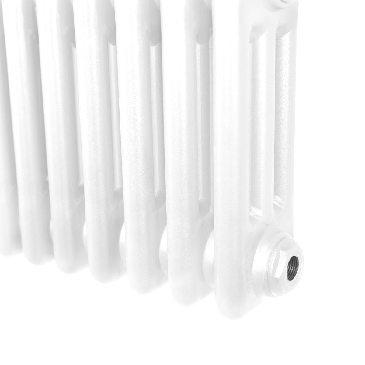 Termosifone Radiatore a 3 colonne per riscaldamento centralizzato verticale Bianco 150x20cm