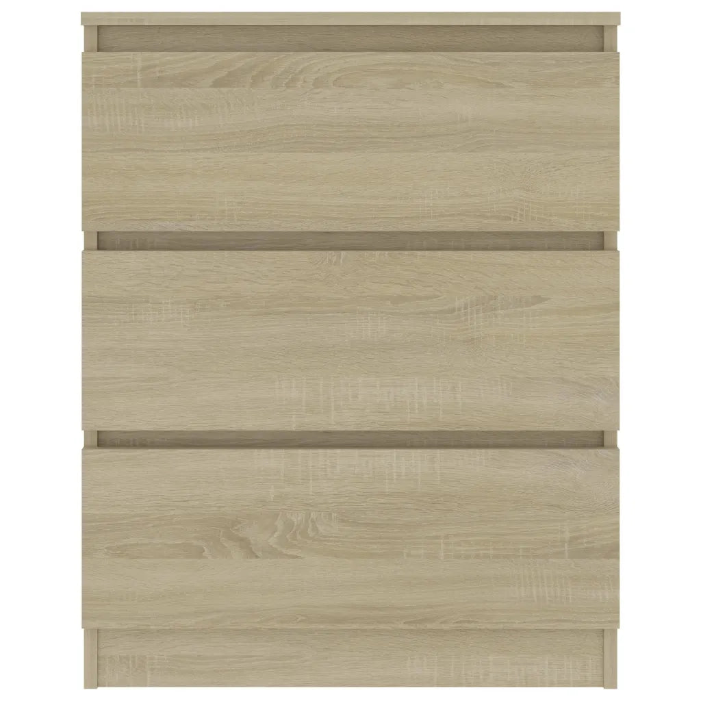 Credenza Rovere Sonoma 60x35x76 cm in Legno Multistrato