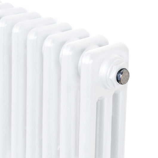 Termosifone Radiatore a 3 colonne per riscaldamento centralizzato verticale Bianco 150x29cm