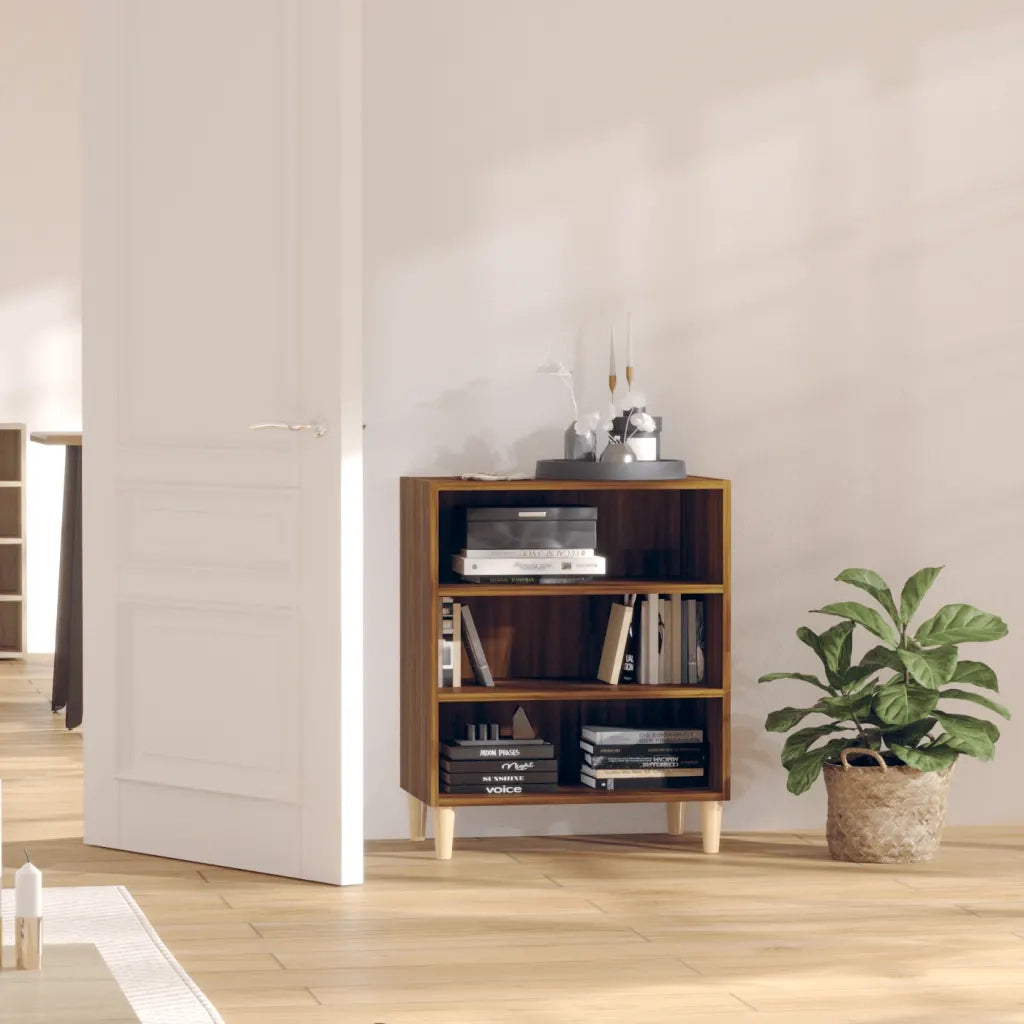 Credenza Rovere Marrone 57x35x70 cm in Truciolato cod mxl 24927