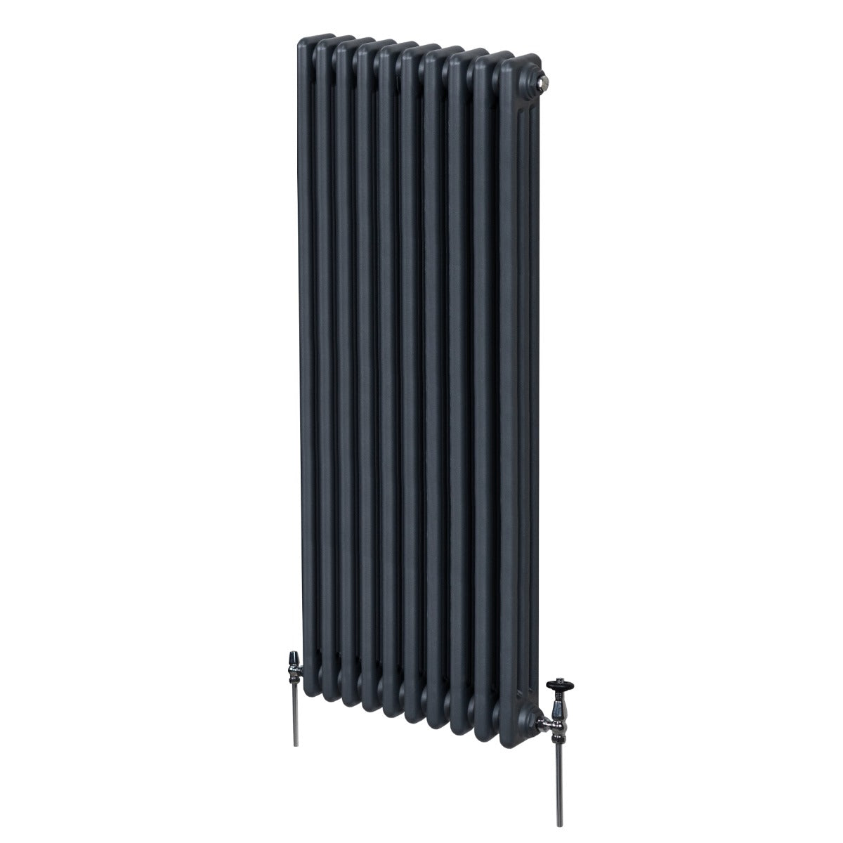 Termosifone Radiatore a 3 colonne per riscaldamento centralizzato verticale Grigio antracite 180x47cm