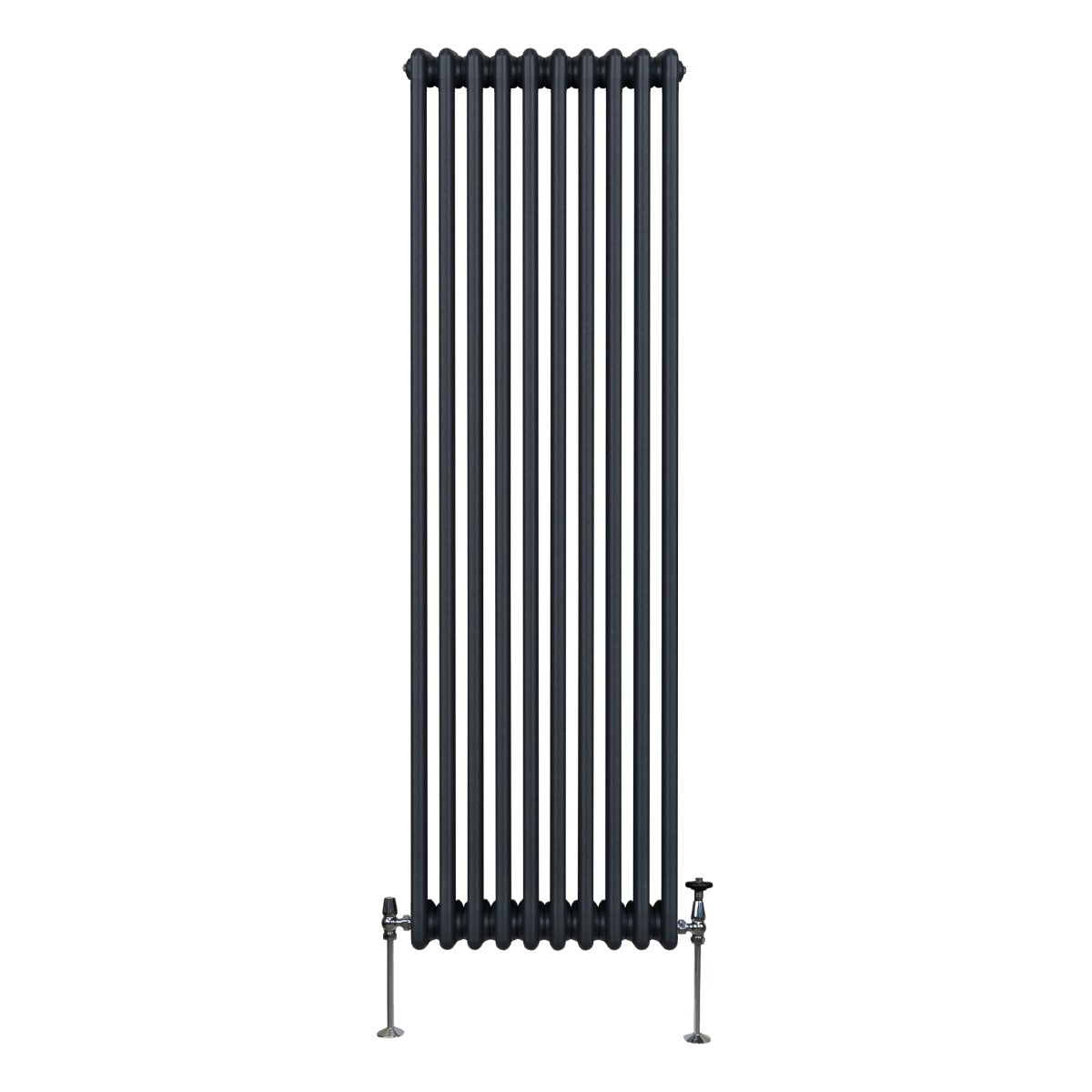 Termosifone Radiatore a 3 colonne per riscaldamento centralizzato verticale Grigio antracite 180x47cm