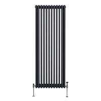 Termosifone Radiatore a 3 colonne per riscaldamento centralizzato verticale Grigio antracite 180x56cm