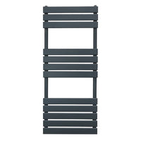 Radiatore per asciugamani design a pannello piatto 1200 x 450 mm per bagno ad incasso  Grigio Antracite