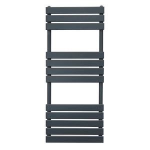 Radiatore per asciugamani design a pannello piatto 1200 x 450 mm per bagno ad incasso  Grigio Antracite