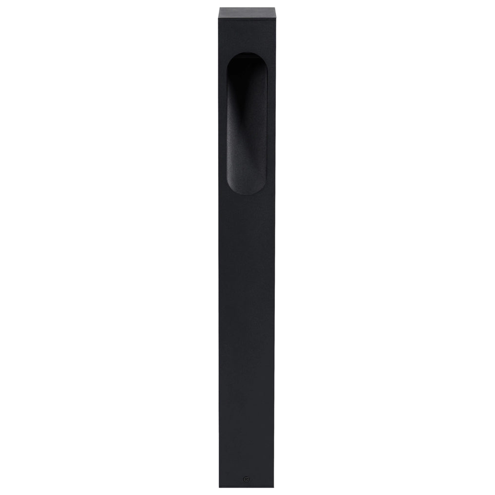 Lampada da esterno in alluminio nero 81 cm con LED per vialetti illuminazione da giardino design moderno