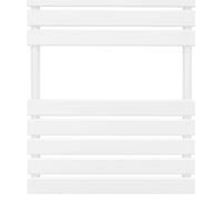 Radiatore per asciugamani design a pannello piatto 1200 x 450 mm per bagno ad incasso Bianco