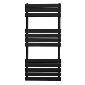 Radiatore per asciugamani design a pannello piatto 1200 x 500 mm per bagno ad incasso  Nero