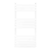 Radiatore per asciugamani design a pannello piatto 1200 x 600 mm per bagno ad incasso  Bianco