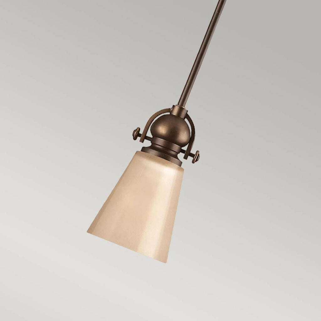 Lampada a sospensione Mayflower bronzo antico E27 Hinkley