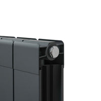 Radiatore in Alluminio in Verticale Grigio Antracite 1800mm x 475mm