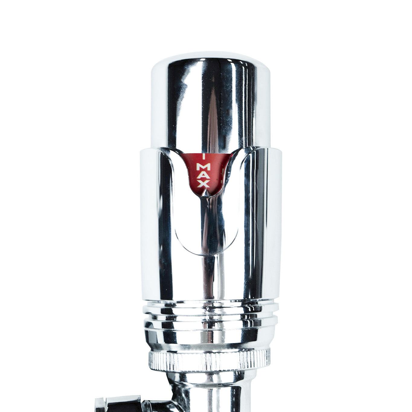 Valvole termostatiche in ottone cromato 6–28°C – angolari con garanzia 10 anni