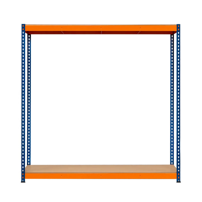 Scaffalatura a 2 Rpiani Resistente 300kg Magazzino Officina di stoccaggio - S-Rax