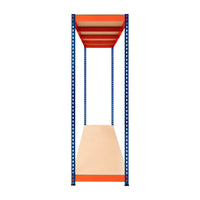 Scaffalatura a 2 Rpiani Resistente 300kg Magazzino Officina di stoccaggio - S-Rax