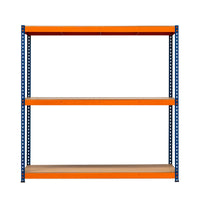 Scaffalatura a 3 Rpiani Resistente 300kg Magazzino Officina di stoccaggio - S-Rax