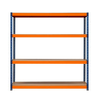 Scaffalatura a 4 Rpiani Resistente 300kg Magazzino Officina di stoccaggio - S-Rax