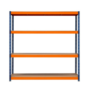 Scaffalatura a 4 Rpiani Resistente 300kg Magazzino Officina di stoccaggio - S-Rax