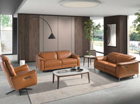 Tavolo ovale in marmo porcellanato e noce