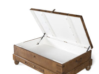 Tavolino da caffè in stile baule in legno di mango