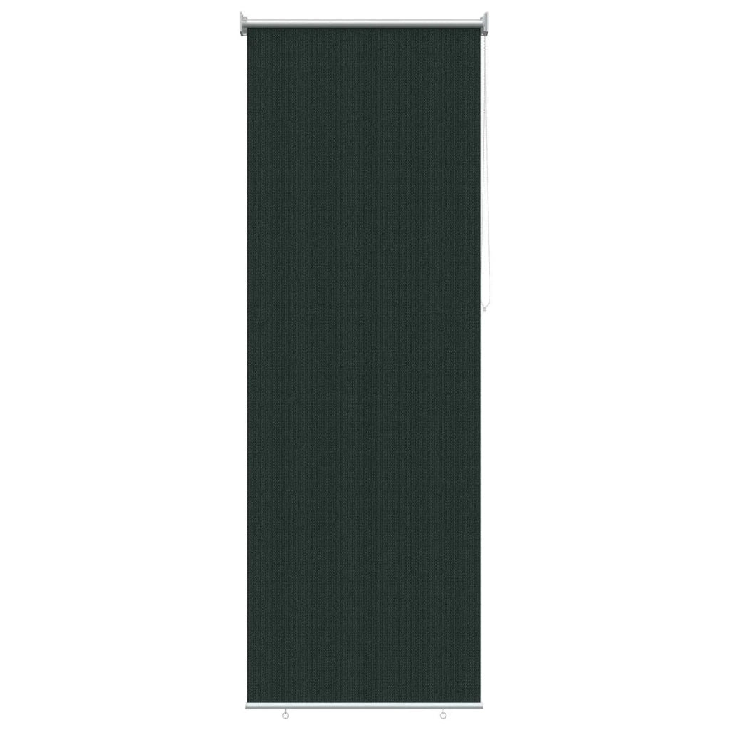 Tenda a Rullo Esterno Blocco UV 90% Verde Scuro 80 x 230 cm 42036026