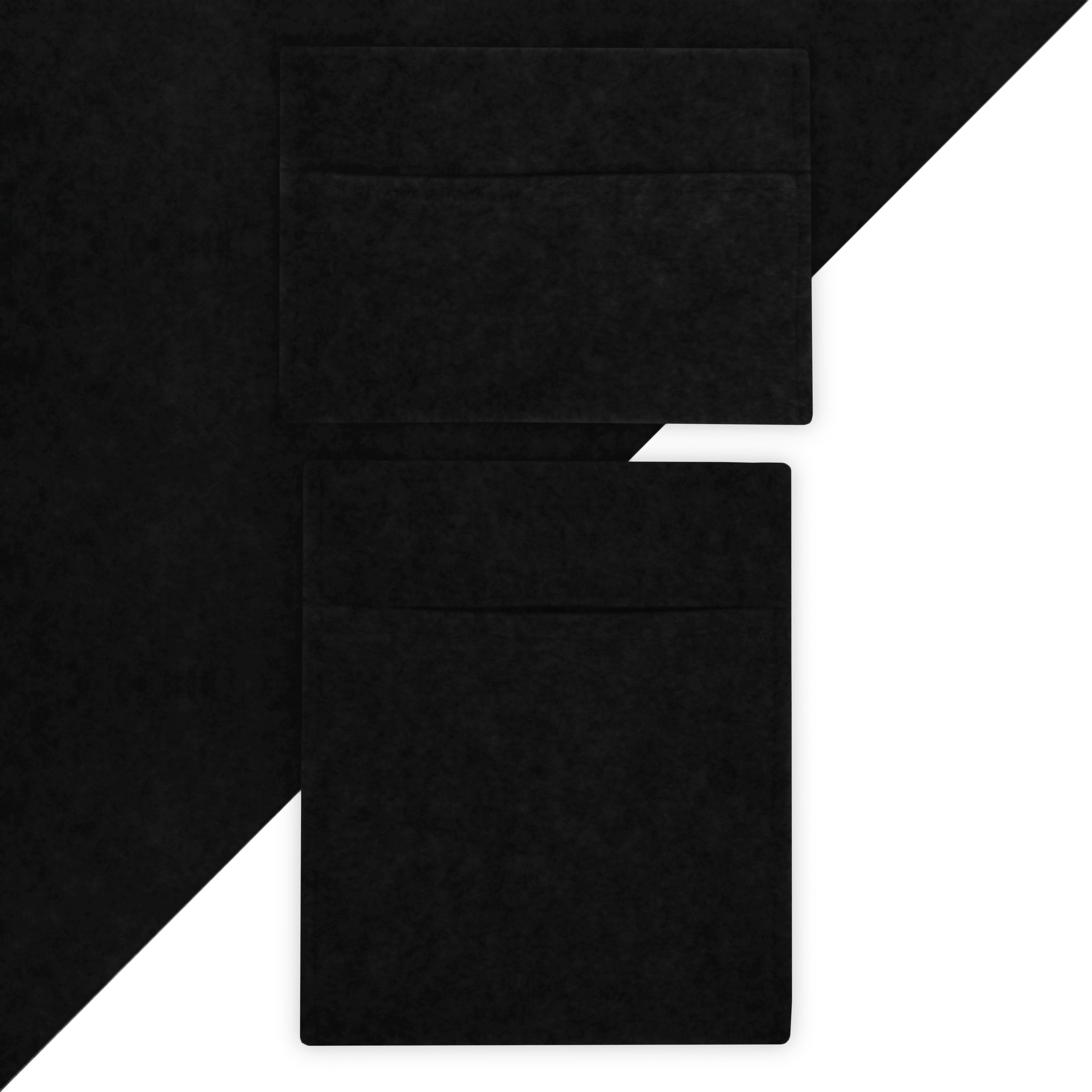 Rivestimento Fodera per Furgoni e 2 Tasche Portaoggetti - Nero