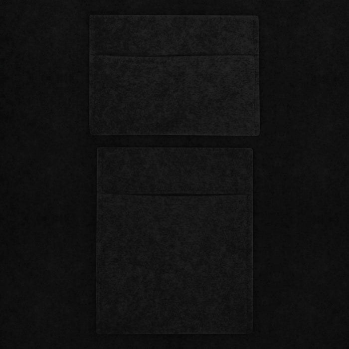 Rivestimento Fodera per Furgoni e 2 Tasche Portaoggetti & Colla Adesiva - Nero