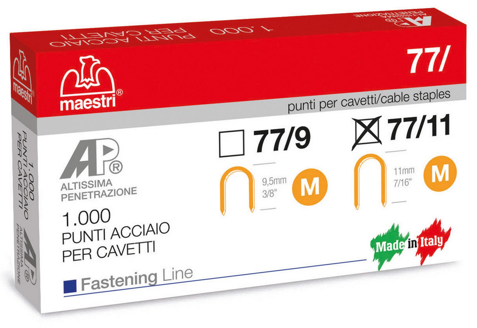 maestri punti art. 77/11 (pz.1000) cod:ferx.21334