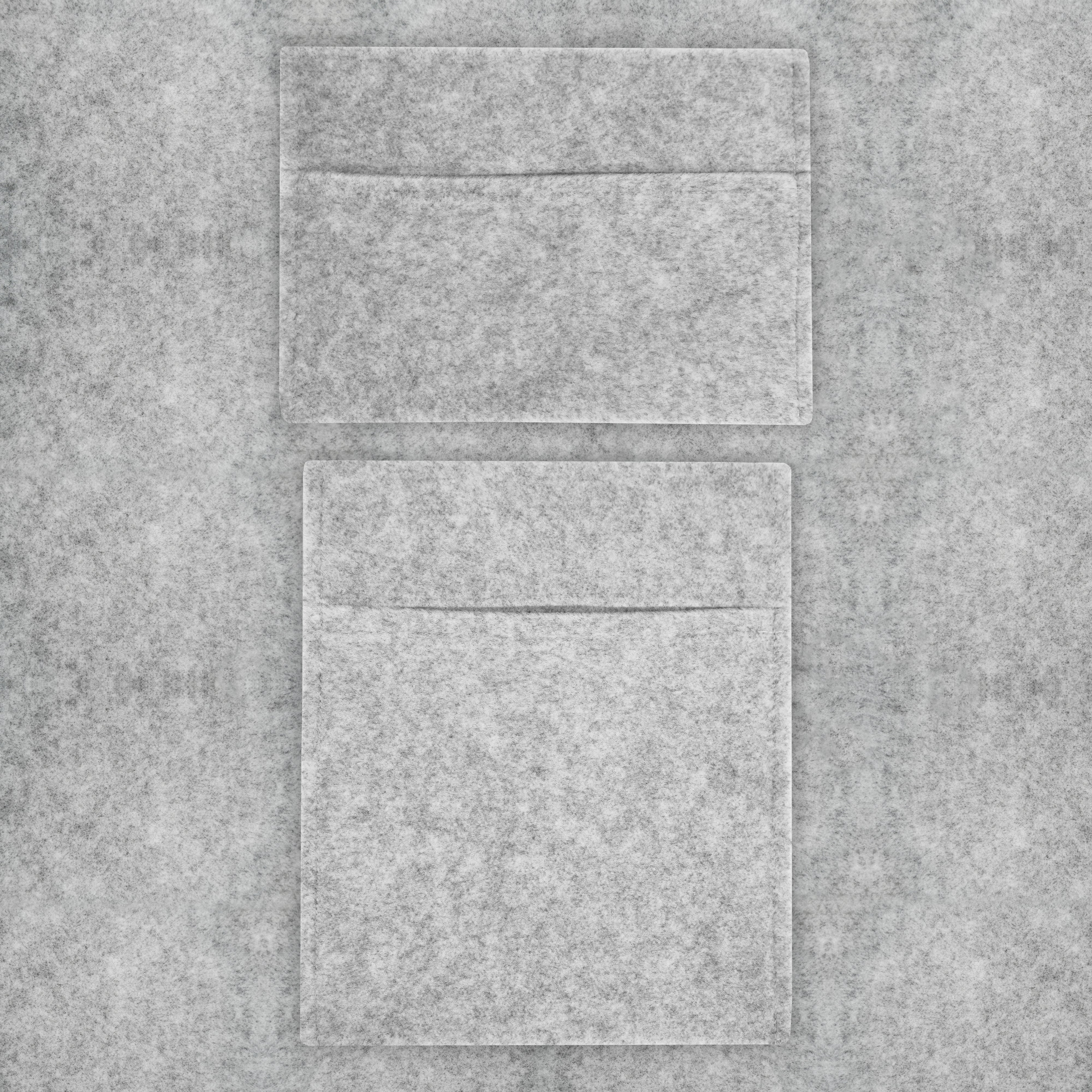 Rivestimento Fodera per Furgoni e 2 Tasche Portaoggetti & Colla Adesiva - Grigio Argentato