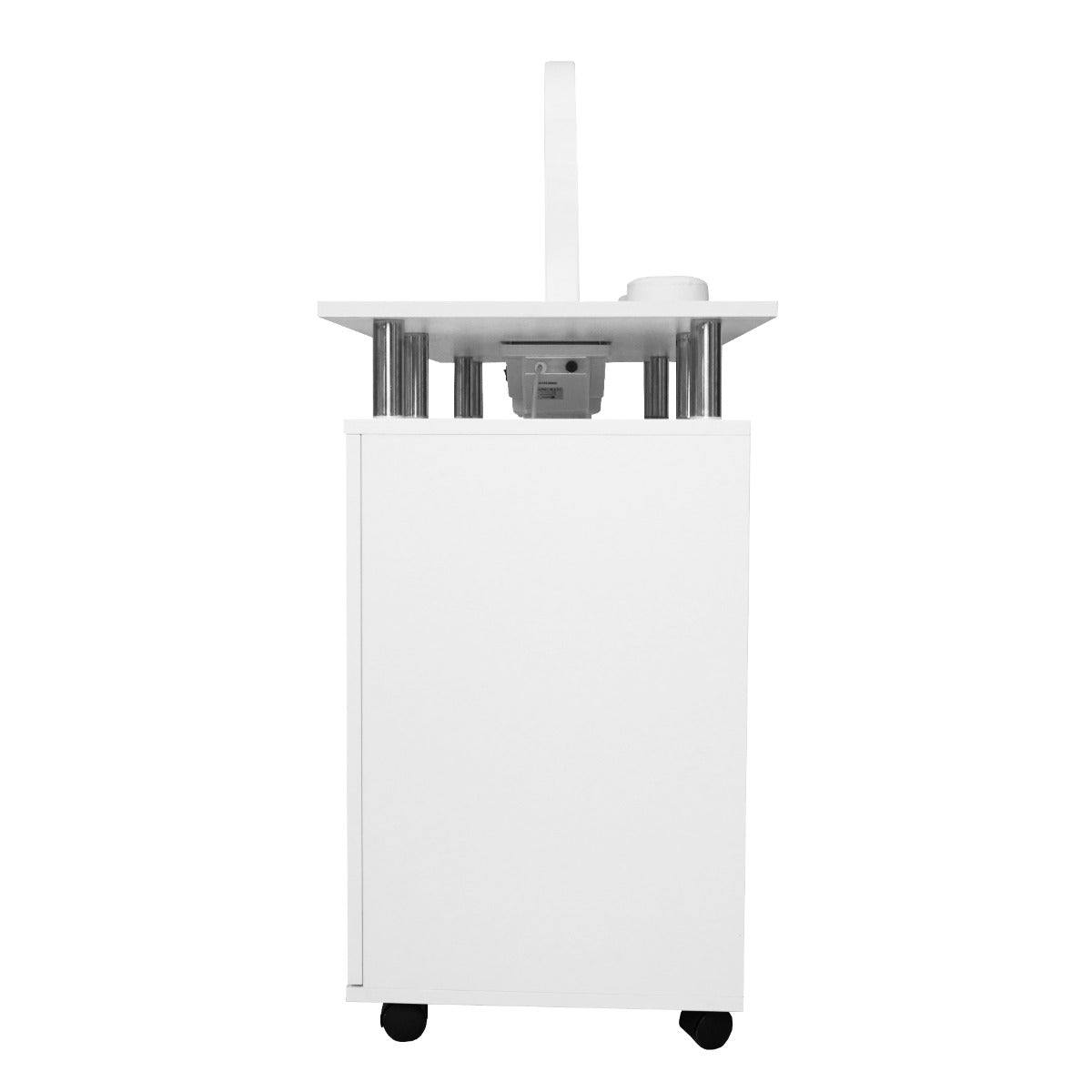 Tavolo Professionale per Manicure & Lampada Mezzaluna LED 79cm  Scrivania per Salone di Bellezza per Unghie