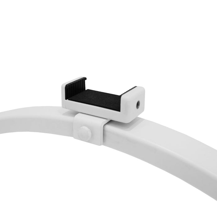 Tavolo Professionale per Manicure & Lampada Mezzaluna LED 79cm  Scrivania per Salone di Bellezza per Unghie