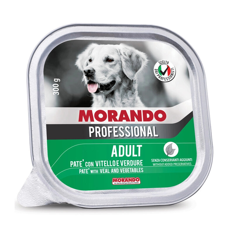 CIBO CANE MORANDO VSC 300 G CARNI CARN BIA CARO- 18,0 pz
