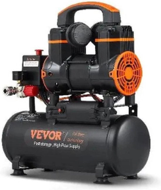 Compressore di aria silenzioso - 3500W - 35L - Nero - 8 Bar - 70DB