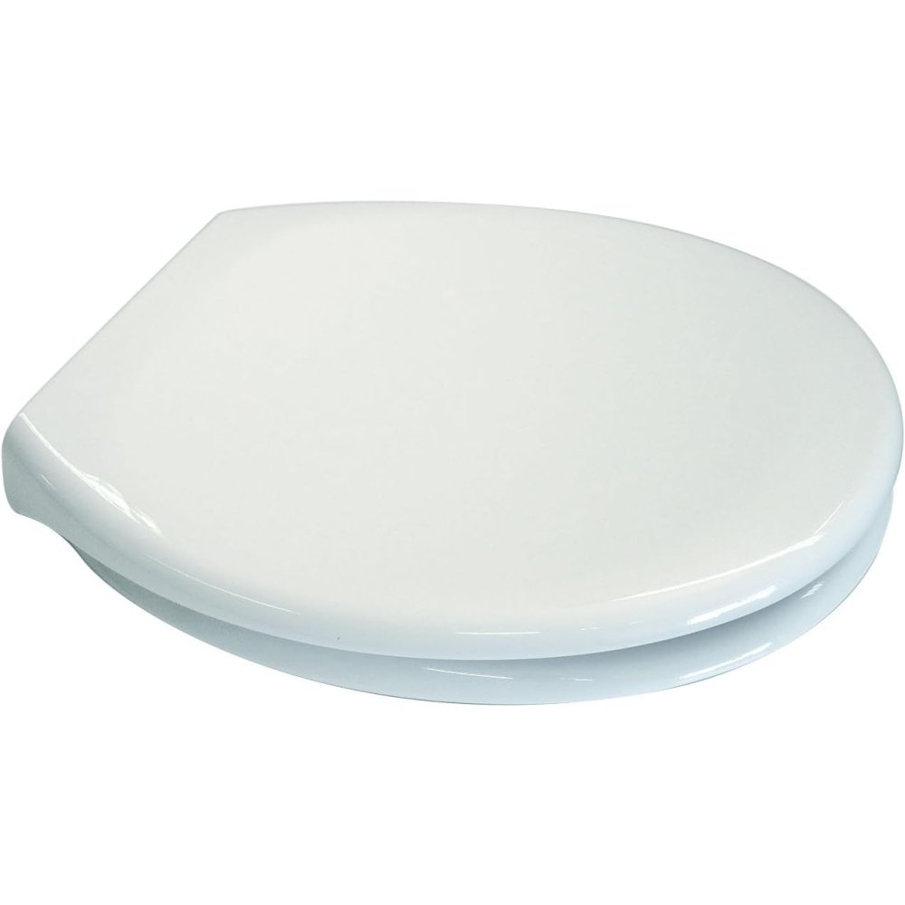 Euroshowers bianco-sedile copri wc soft close con cerniere a sga