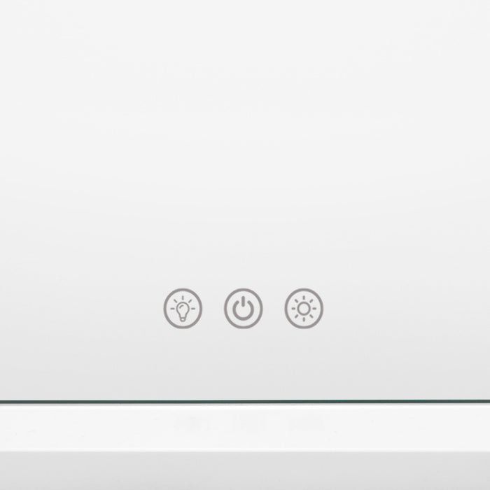 Specchio LED Hollywood 58cm, 3 Luci, BT, USB, 10x Zoom, Dimmer